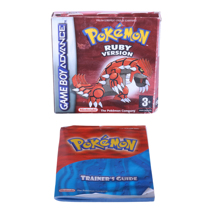 Game Boy-(LEGE DOOS) Pokémon Ruby Version + Handleiding-tweedehands