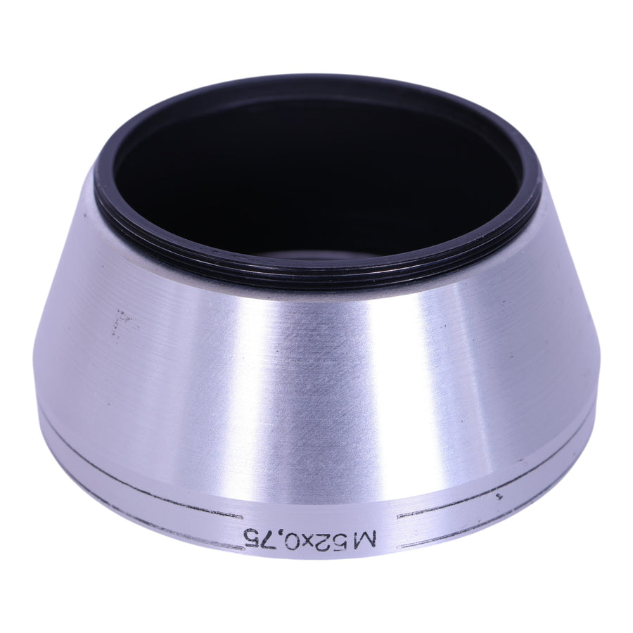 Algemeen-Metalen Zonnekap / Lens Hood M52x0,75 (52mm) - Zilver-tweedehands