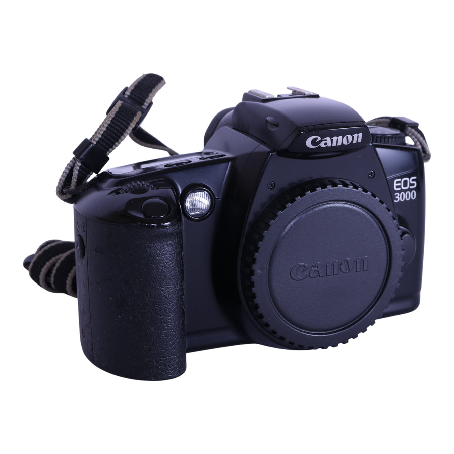 Canon-EOS 3000 AF - Analoge Camera Body - 35mm (Incl. camerariem)-tweedehands