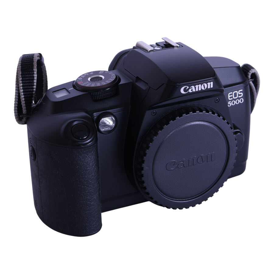 Canon-EOS 5000 AF - Analoge Camera Body - 35mm (Incl. camerariem) (2)-tweedehands