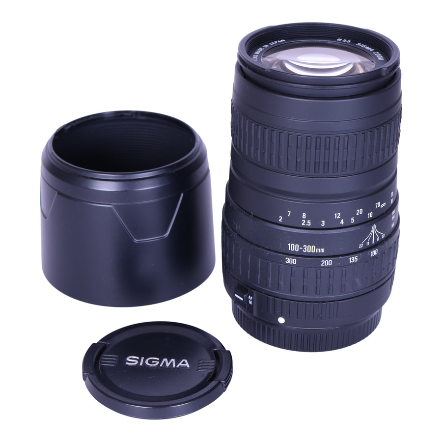 Sigma-Zoom 100-300mm f/4.5-6.7 DL Lens voor Canon AF-tweedehands