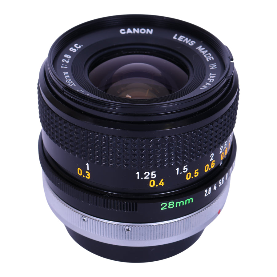 Canon-28mm f/2.8 S.C. Groothoek Prime Lens voor Canon FD-tweedehands