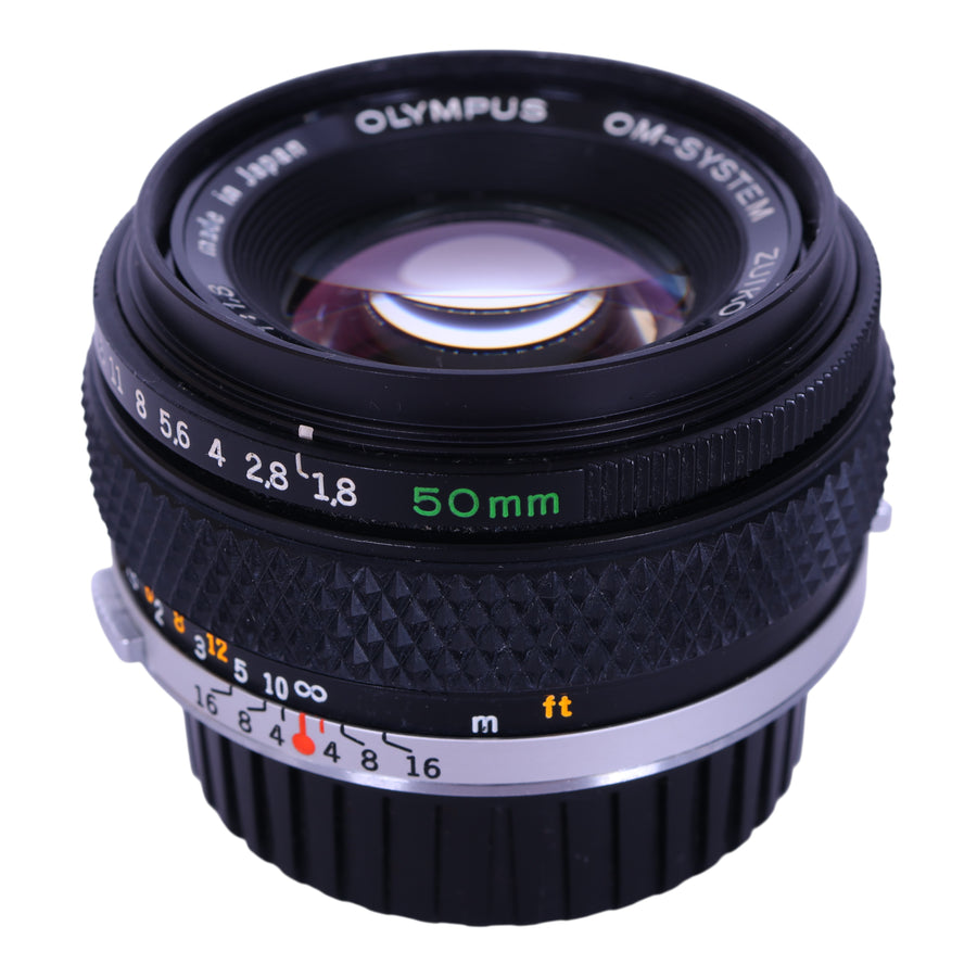 Olympus-OM-System Zuiko Auto-S 50mm f/1.8 Objectief voor Olympus OM-tweedehands