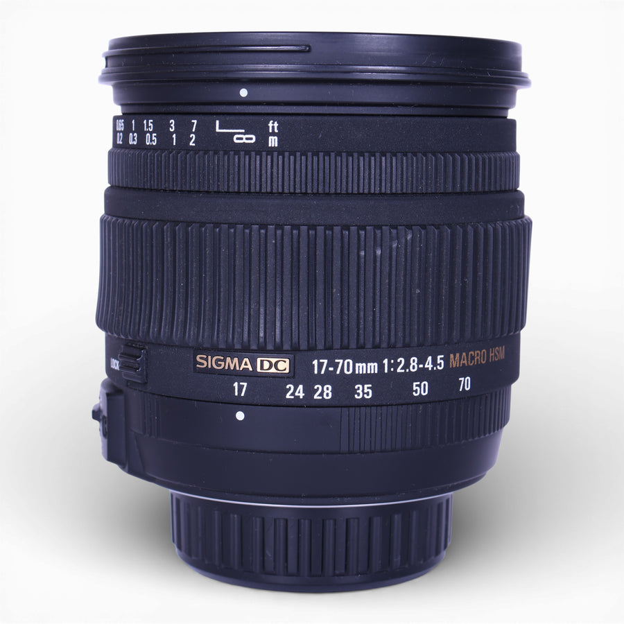 Sigma-17-70mm f/2.8-4.5 DC Macro HSM Zoomlens (APS-C) voor Nikon AF-tweedehands
