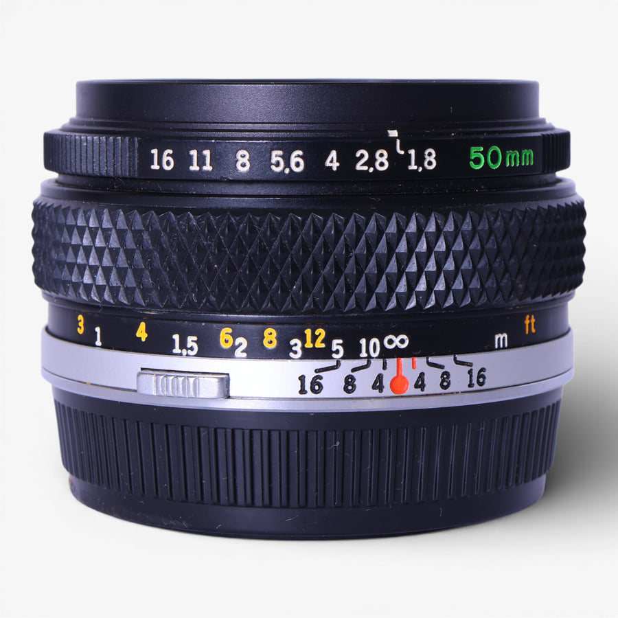 Olympus-OM-System Zuiko MC Auto-S 50mm f/1.8 Lens voor Olympus OM-tweedehands