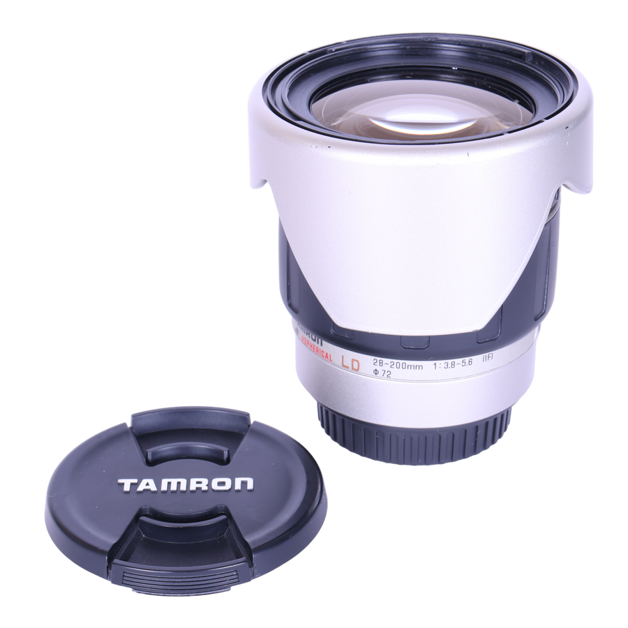 Tamron-28-200mm f/3.8-5.6 AF Zoomlens voor Canon EF (Aspherical LD) (IF) - Zilver-tweedehands