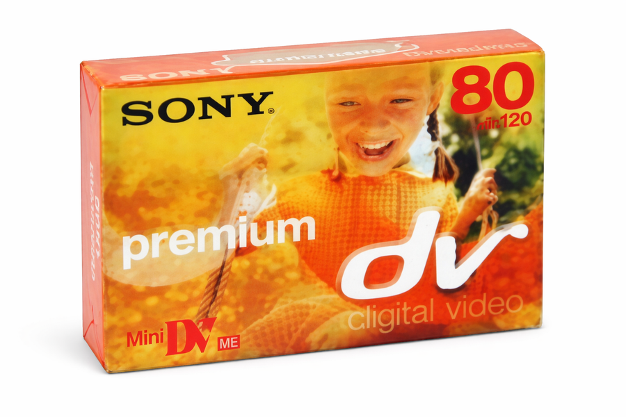 Sony-MiniDV Videocassette 80 Min SP / 120 Min LP (Premium) DVM80PRL (Nieuw)
