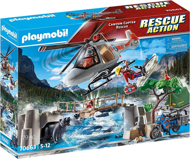 Rescue Action Canyon Reddingshelikopter - 70663, doos voorkant