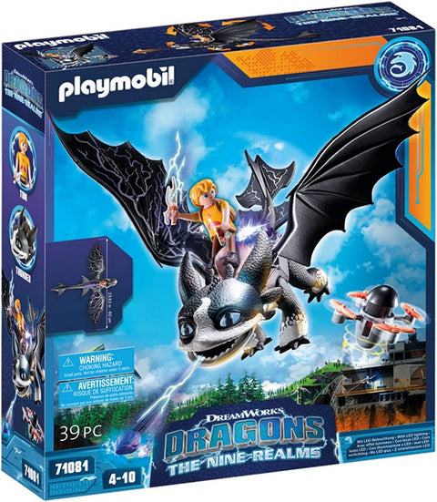 Playmobil-Dragons The Nine Realms Thunder & Tom Speelset - 71081 (Nieuw)