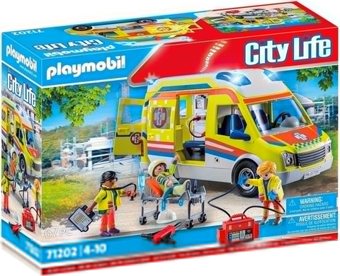 Ambulance met licht en geluid - 71202