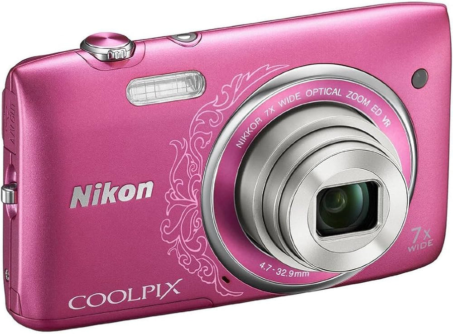 Coolpix S3500 Digitale Compact Camera - Roze/Lineart
