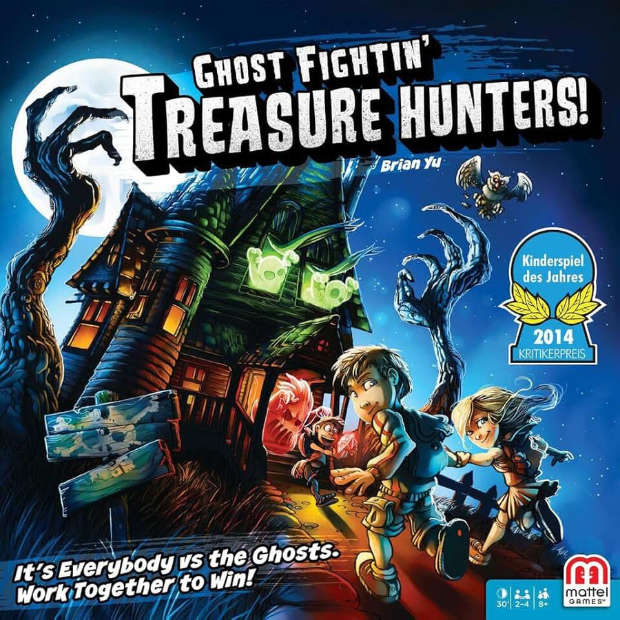 Mattel Games-Mattel Ghost Fightin' Treasure Hunters Bordspel (Nieuw)