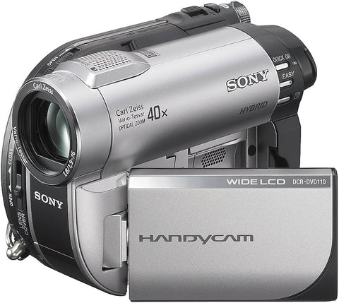Sony Handycam DCR-DVD110E DVD Camcorder Zilver