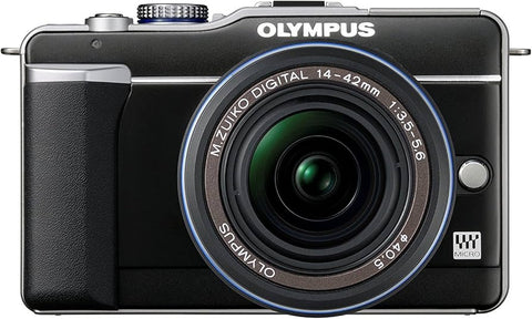 Olympus-PEN E-PL1 + 14-42mm Lens Systeemcamera - Zwart-tweedehands