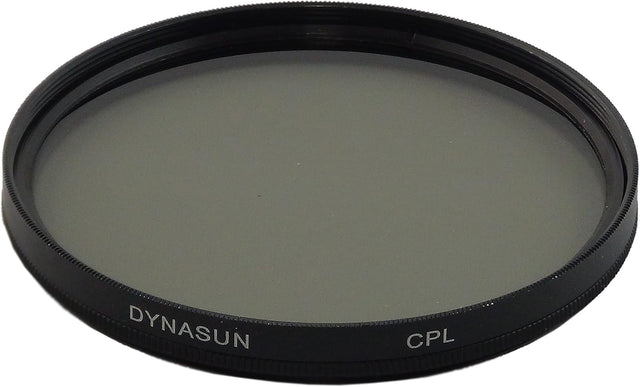 DynaSun CPL circulair polarisatiefilter 55mm, zwarte vatting, los filter