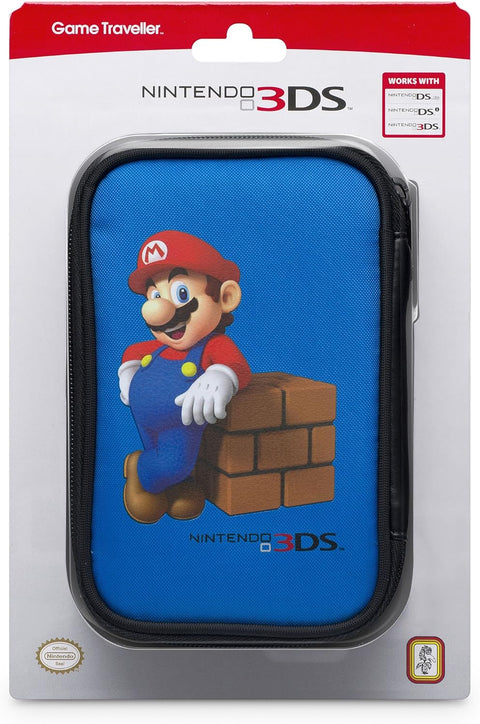 Bigben-Case voor Nintendo 3DS, DSi en DS Lite - Super Mario/Blauw (Nieuw)