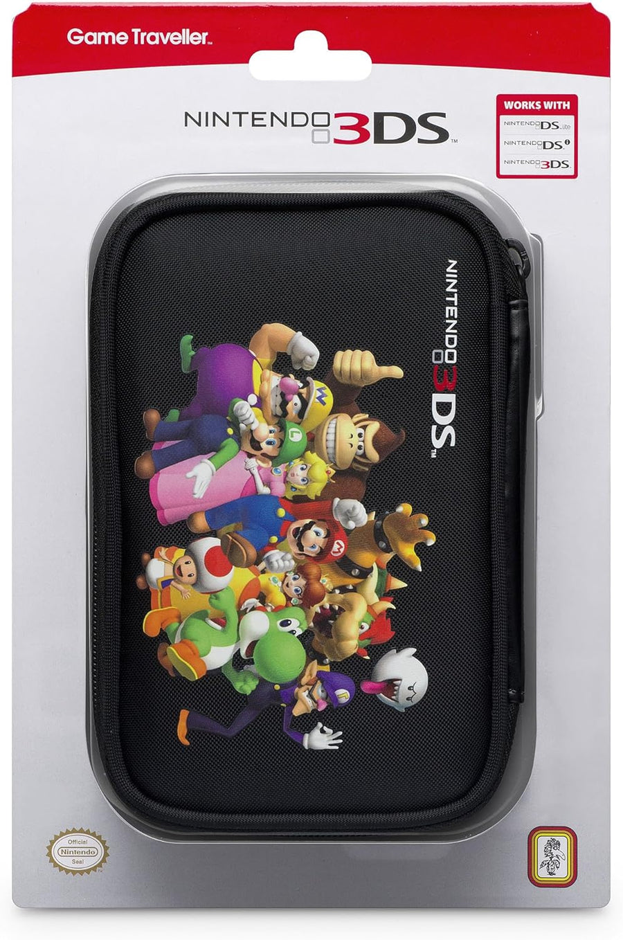 Bigben-Case voor Nintendo 3DS, DSi en DS Lite - Super Mario/Zwart (Nieuw)