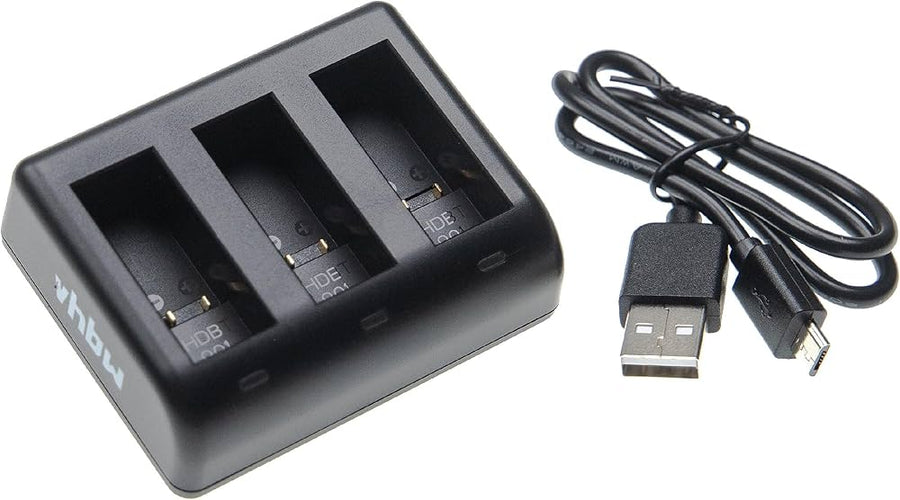 Algemeen-Acculader voor 3x GoPro Hero 5 / 6 / 7 (Black) Batterijen-tweedehands