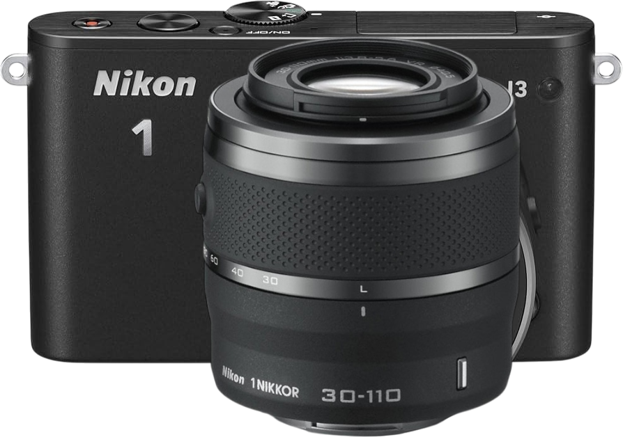 Nikon-1 J3 Systeemcamera + 30-110mm Lens - Zwart-tweedehands