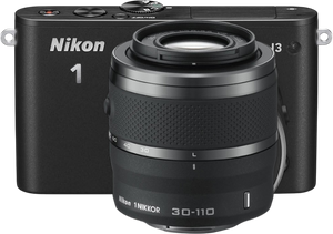 1 J3 Systeemcamera + 30-110mm Lens - Zwart