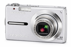 FE-350 Digitale Compact Camera - Zilver (In doos)