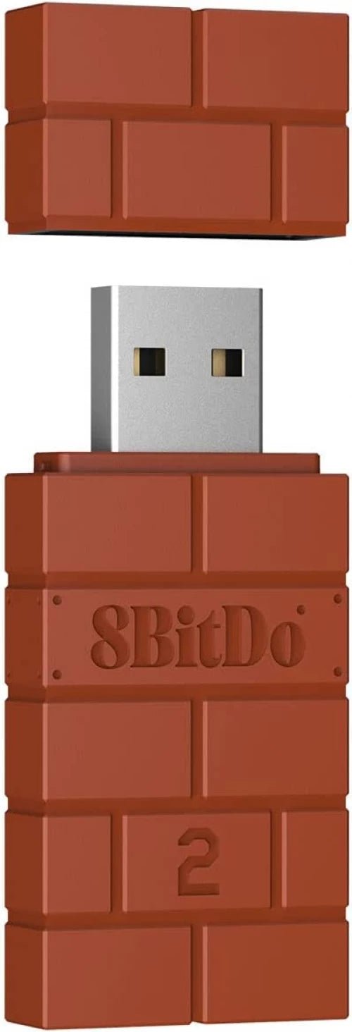 8Bitdo-2e Generatie USB Wireless Adapter - Bruin Tweedehands