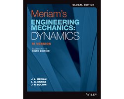 Meriam's Engineering Mechanics: Dynamics, J. L. Meriam, SI Version, Global Edition, blauwe omslag, tweedehands