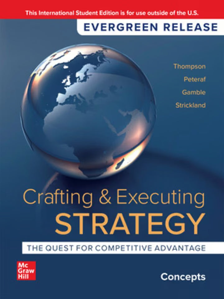 Boek-Crafting and Executing Strategy: Concepts: 2024 Release ISE-tweedehands