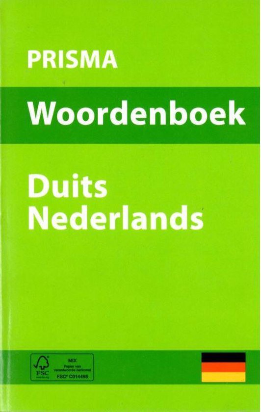 Prisma Woordenboek Duits-Nederlands, boekomslag voorkant, tweedehands