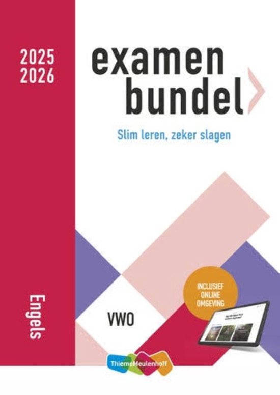 Examenbundel vwo Engels 2025/2026