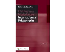 Inleiding tot het Nederlandse Internationaal Privaatrecht, Strikwerda en Schaafsma, donkerrode omslag, tweedehands