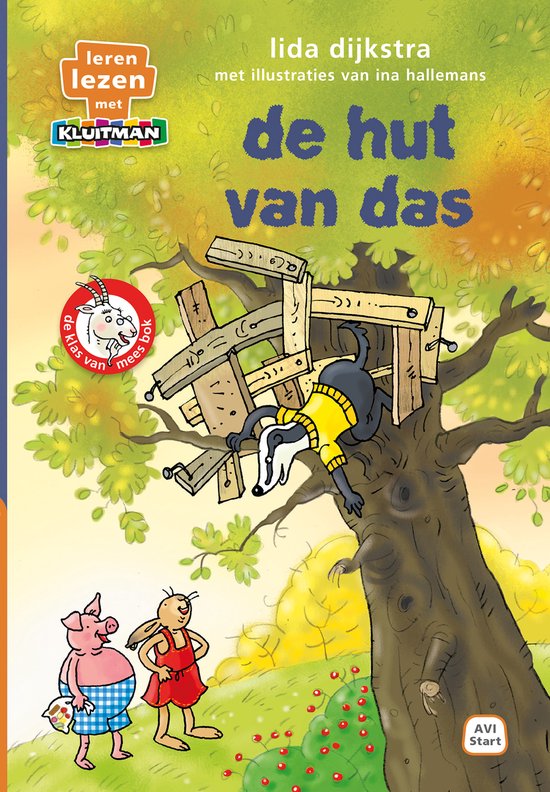 Leren lezen met Kluitman - De hut van das
