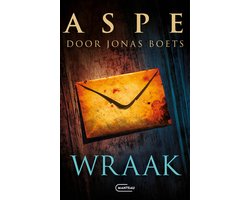 Wraak, Jonas Boets, reeks Aspe, donkere omslag met een oranje envelop, tweedehands