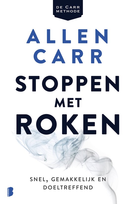 Stoppen met roken, Allen Carr, boekomslag voorkant, tweedehands