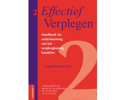 Effectief Verplegen 2, Th. van Achterberg, handboek, rode omslag met een groot cijfer 2, tweedehands