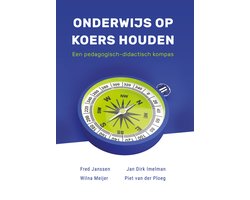 Onderwijs op koers houden, Fred Janssen, boekomslag voorkant, tweedehands