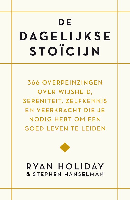 De dagelijkse stoïcijn, Ryan Holiday, boekomslag voorkant, tweedehands