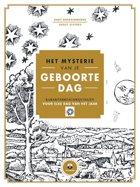 Het mysterie van je geboortedag, Gary Goldschneider, boekomslag voorkant, tweedehands
