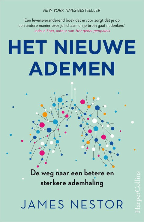 Het nieuwe ademen, James Nestor, boekomslag voorkant, tweedehands