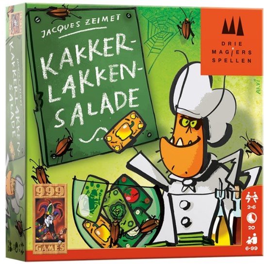 999 Games-Kakkerlakkensalade Kaartspel (Compleet) Tweedehands