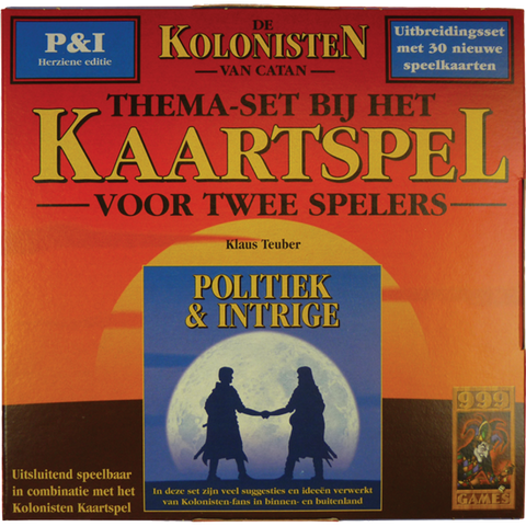 999 Games-Kolonisten van Catan Kaartspel: Politiek & Intrige (Nieuw)