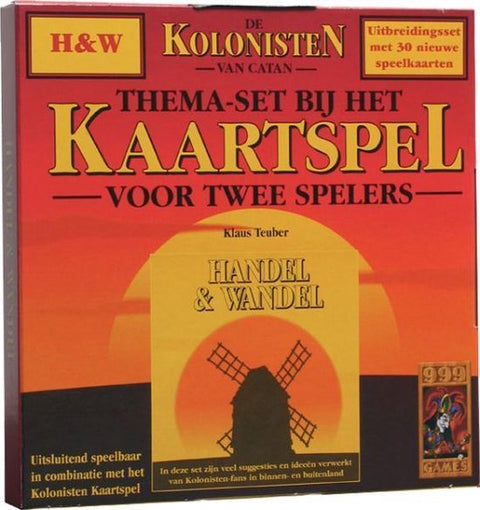 999 Games-Kolonisten van Catan Kaartspel: Uitbreiding Handel & Wandel (Nieuw)