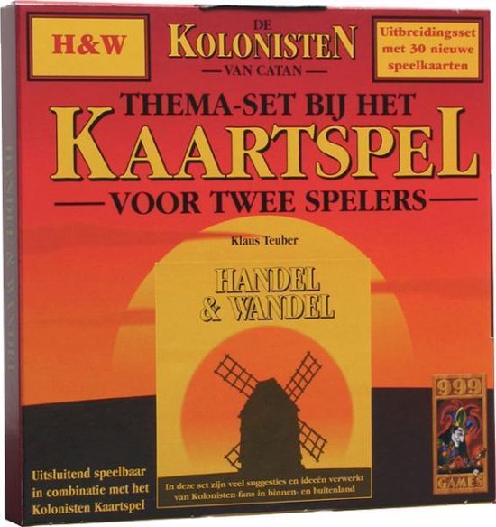 999 Games-Kolonisten van Catan Kaartspel: Uitbreiding Handel & Wandel (Nieuw)