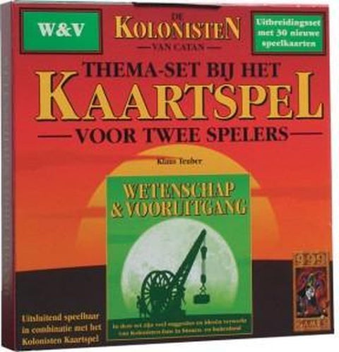 999 Games-Kolonisten van Catan Kaartspel: Uitbreiding Wetenschap & Vooruitgang (Nieuw)