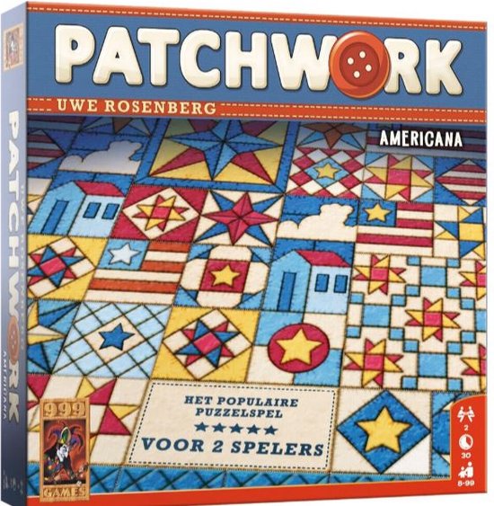 999 Games-Patchwork Americana Bordspel (Nieuw)