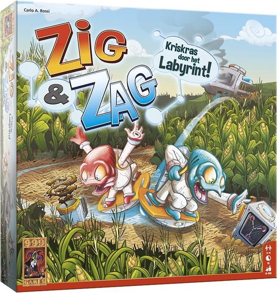 999 Games-Zig & Zag Bordspel (Nieuw)