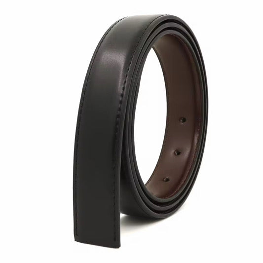 Algemeen-Riem / Riemstrip 28 mm geschikt voor Cartier Clip-Buckle Riemgesp -Zwart/Rood (Nieuw)