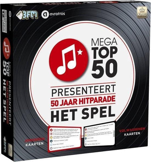King International Mega Top 50 - 50 Jaar Hitparade Bordspel (Nieuw)