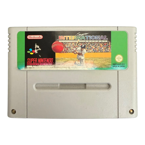 SNES-Super International Cricket (Losse cassette)-tweedehands