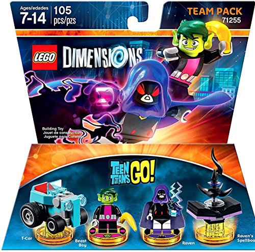 71255 Team Pack (Beast Boy + T-Car, Raven + Spellbook of Azarath)